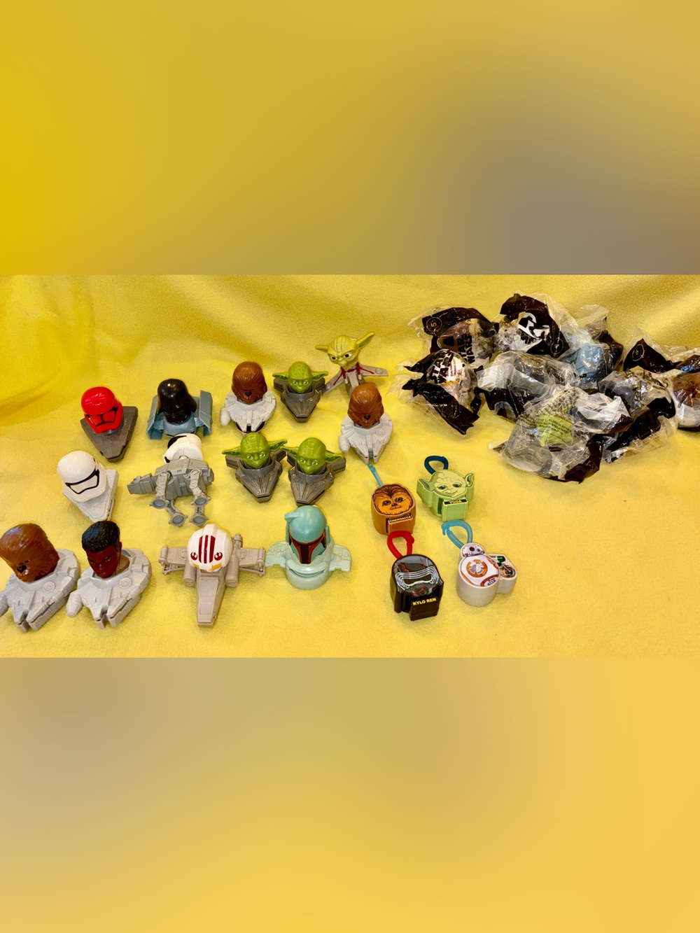 27 - 2020 & 2019 McDonald's Star Wars Happy Meal toys